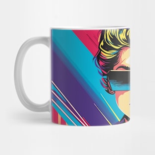 Beyond Time: A Timeless Woman of the 80s Mug